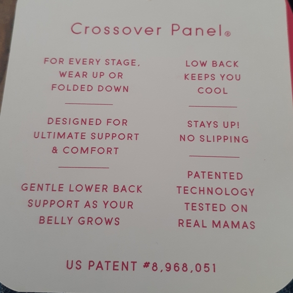 Size 6 NWT 1 Pair of Maternity Midi Shorts Medium Blue Denim Crossover Panel - Picture 12 of 12